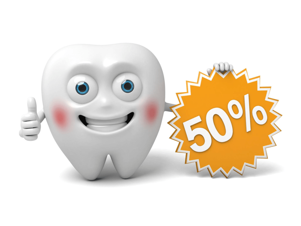 Exam & Clean — Half Price