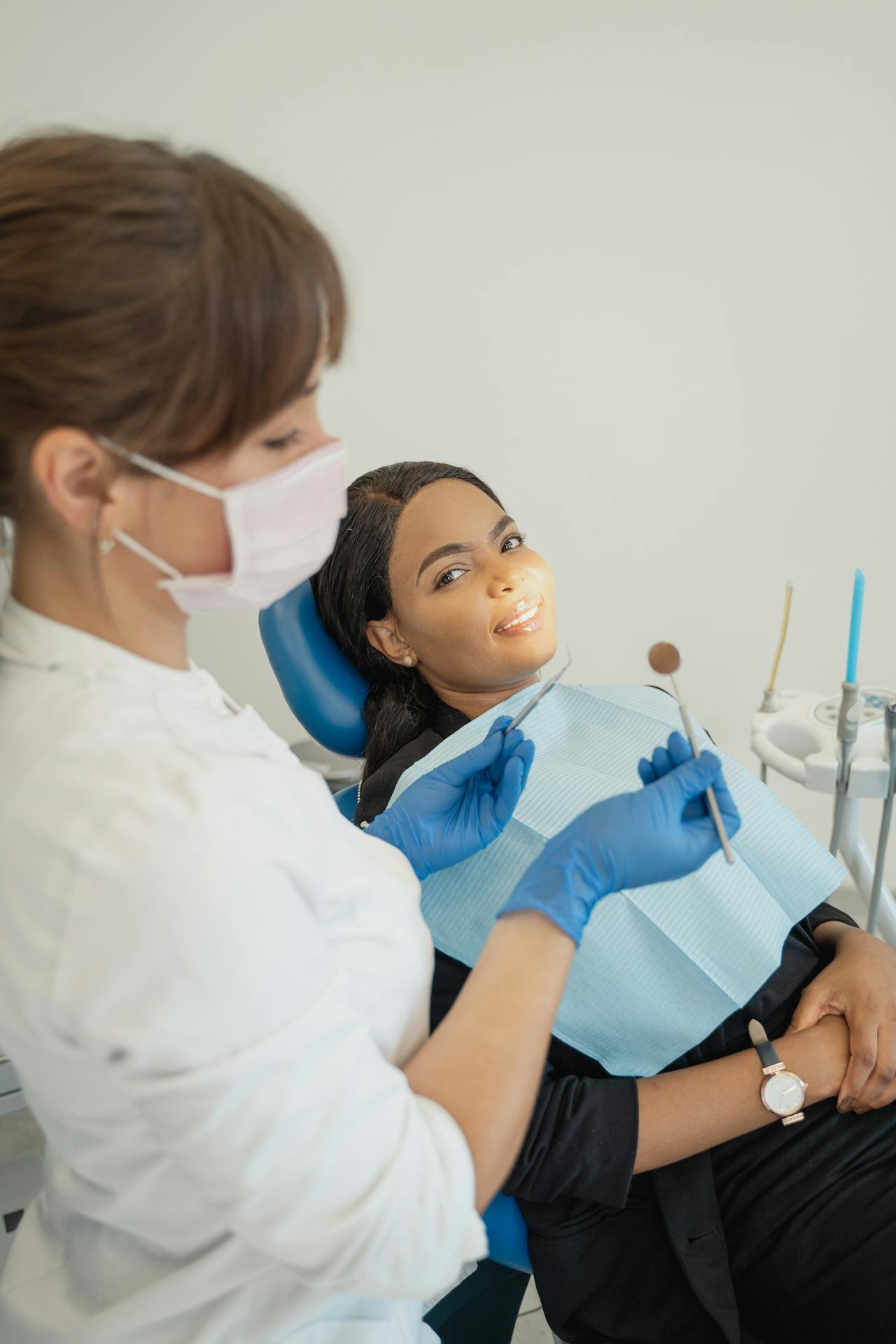 Patient smiling warmly